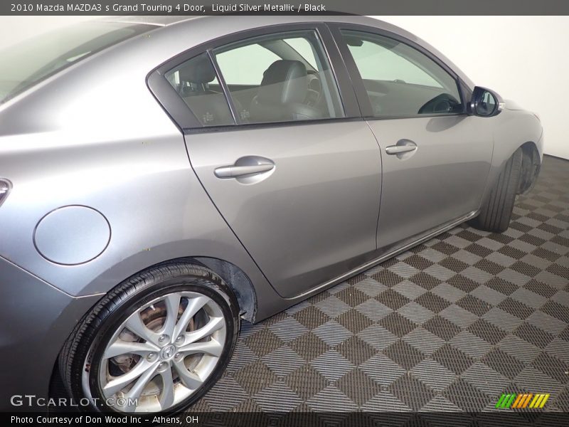 Liquid Silver Metallic / Black 2010 Mazda MAZDA3 s Grand Touring 4 Door