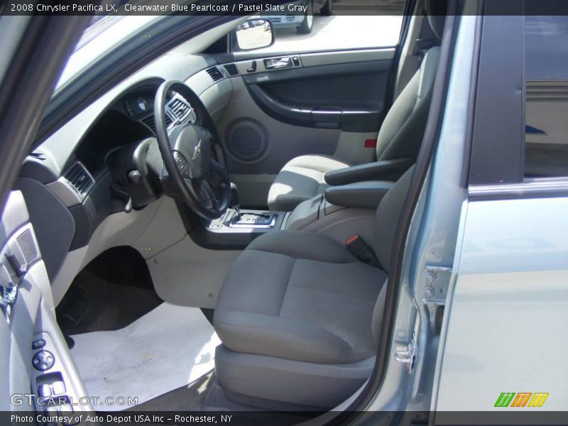 Clearwater Blue Pearlcoat / Pastel Slate Gray 2008 Chrysler Pacifica LX