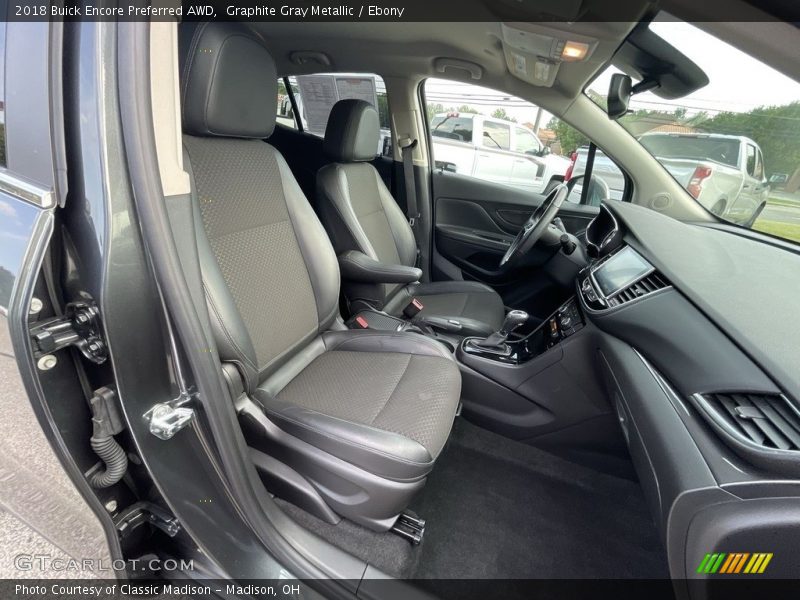 Graphite Gray Metallic / Ebony 2018 Buick Encore Preferred AWD