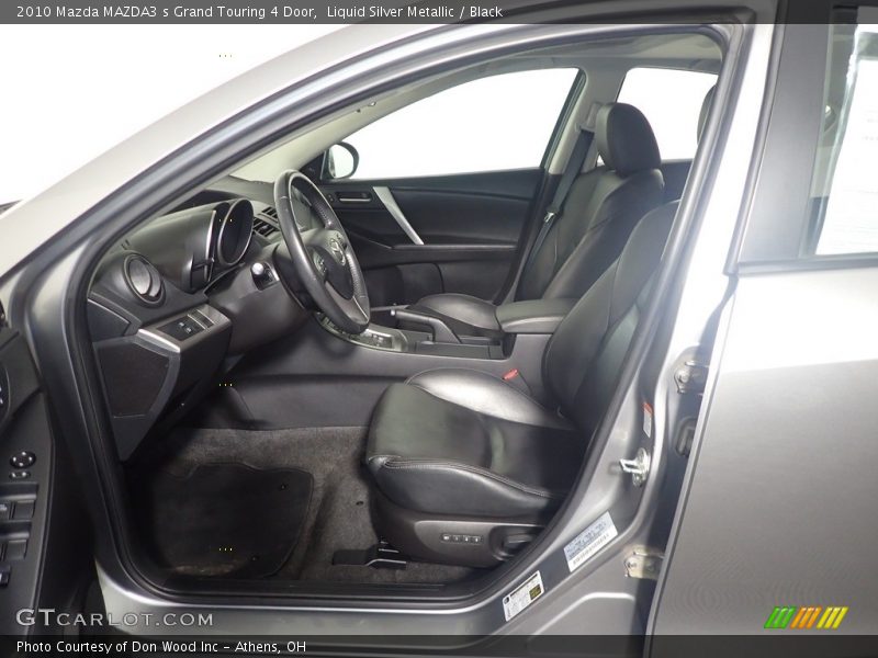 Liquid Silver Metallic / Black 2010 Mazda MAZDA3 s Grand Touring 4 Door