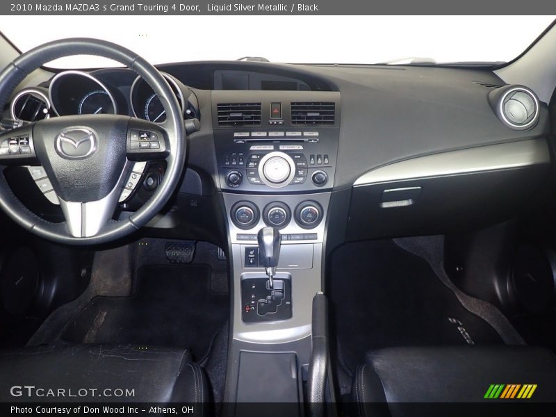 Liquid Silver Metallic / Black 2010 Mazda MAZDA3 s Grand Touring 4 Door