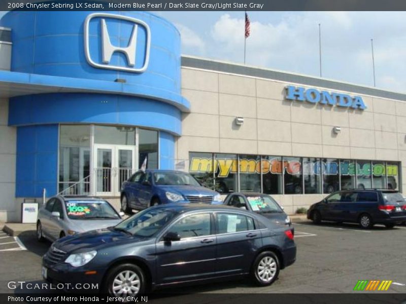 Modern Blue Pearl / Dark Slate Gray/Light Slate Gray 2008 Chrysler Sebring LX Sedan