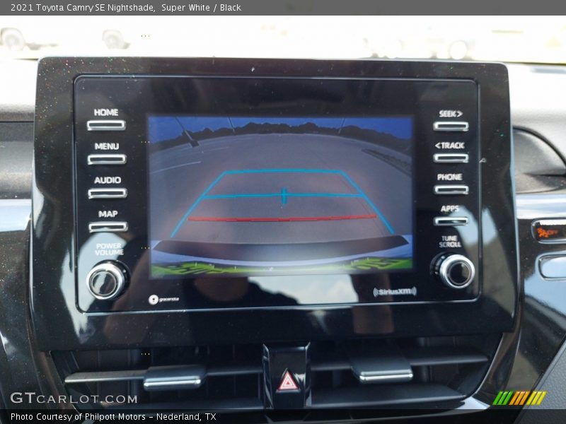 Super White / Black 2021 Toyota Camry SE Nightshade
