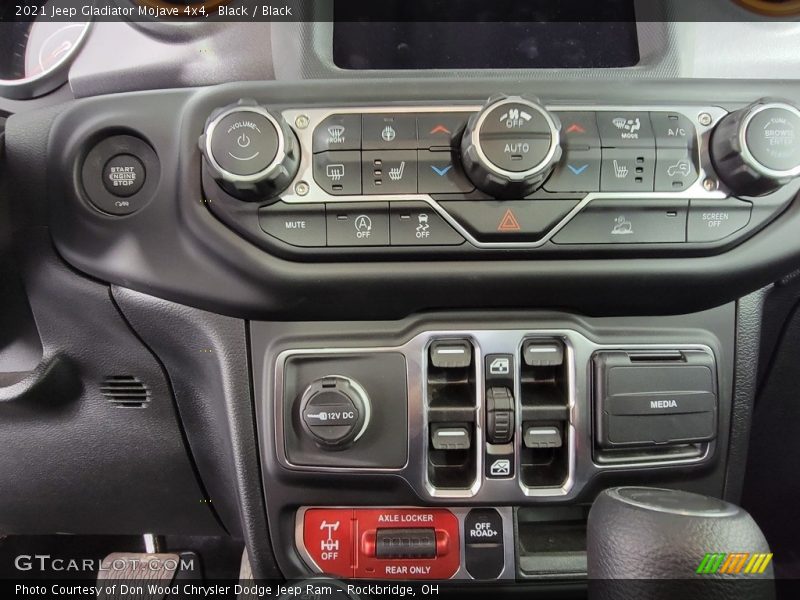 Controls of 2021 Gladiator Mojave 4x4