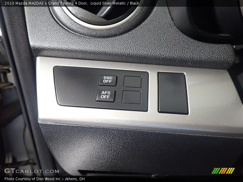 Liquid Silver Metallic / Black 2010 Mazda MAZDA3 s Grand Touring 4 Door