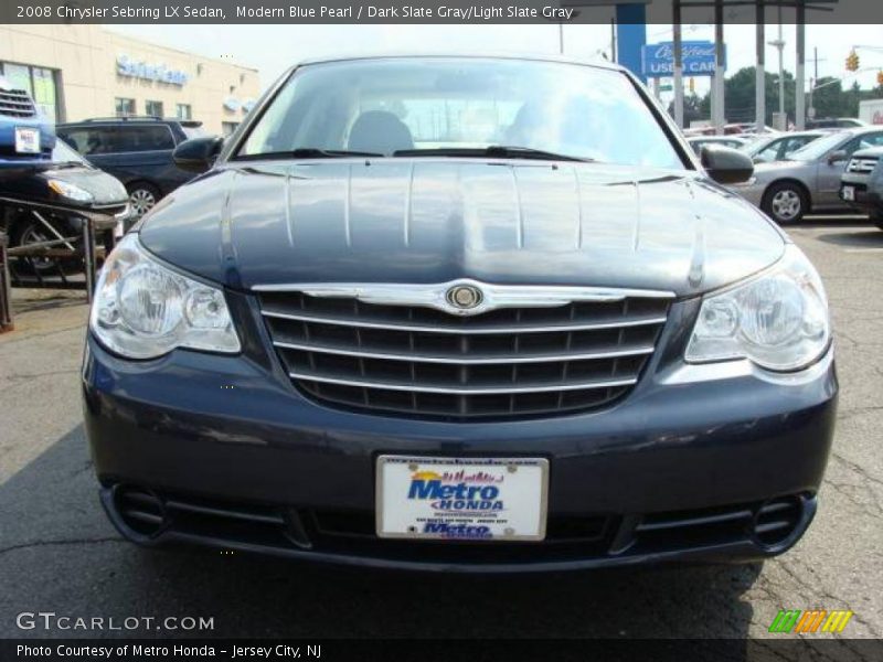 Modern Blue Pearl / Dark Slate Gray/Light Slate Gray 2008 Chrysler Sebring LX Sedan