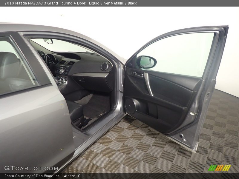 Liquid Silver Metallic / Black 2010 Mazda MAZDA3 s Grand Touring 4 Door