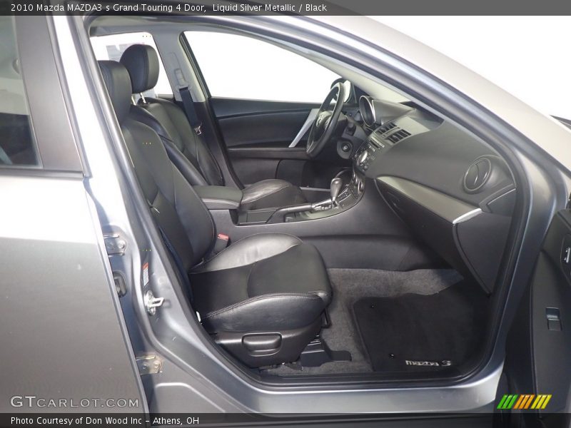 Liquid Silver Metallic / Black 2010 Mazda MAZDA3 s Grand Touring 4 Door