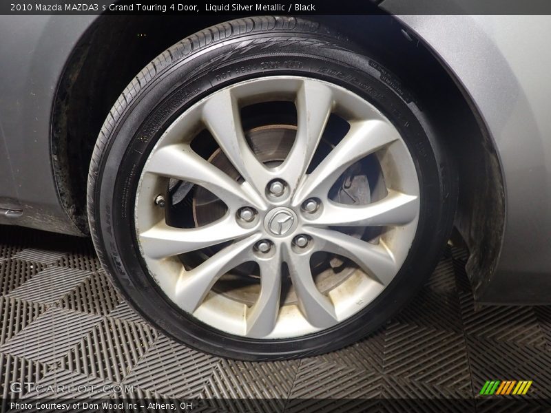 Liquid Silver Metallic / Black 2010 Mazda MAZDA3 s Grand Touring 4 Door