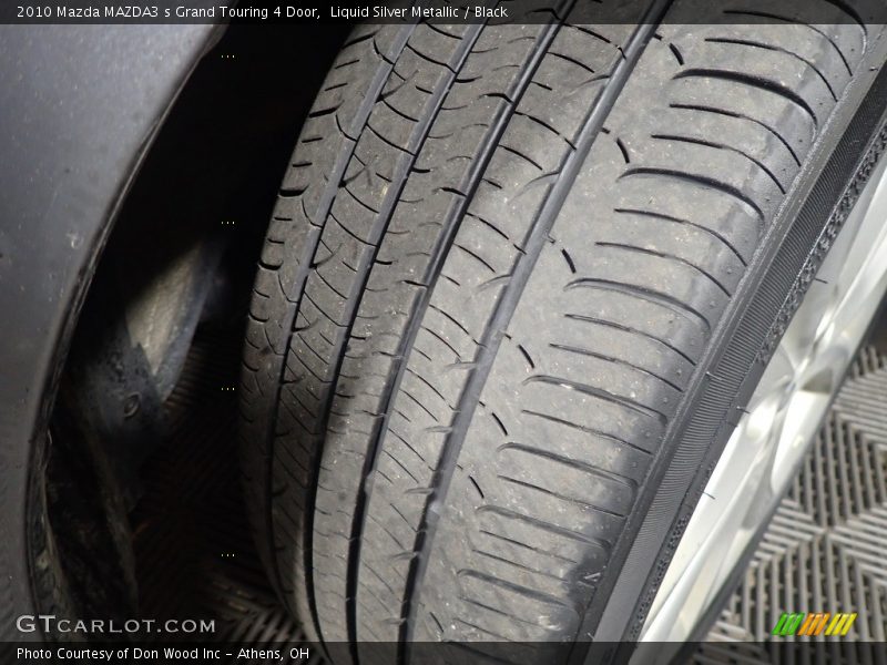 Liquid Silver Metallic / Black 2010 Mazda MAZDA3 s Grand Touring 4 Door