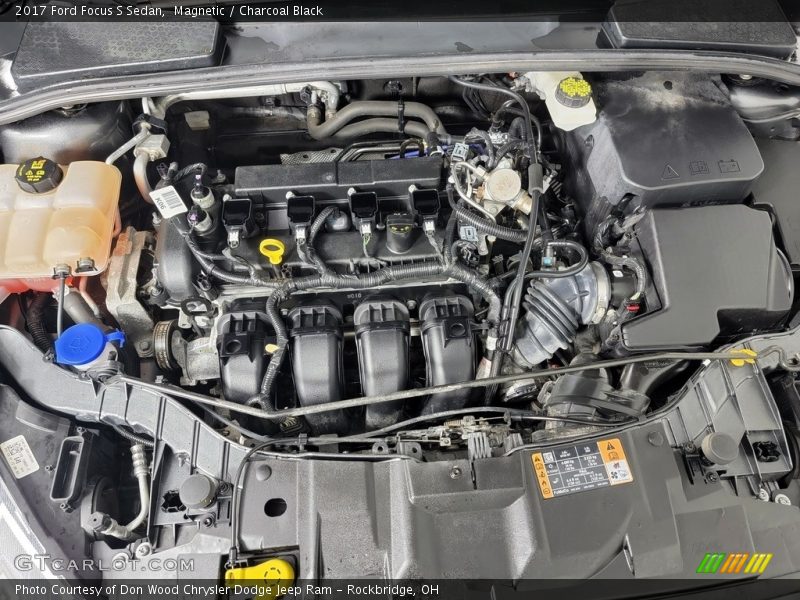 Magnetic / Charcoal Black 2017 Ford Focus S Sedan