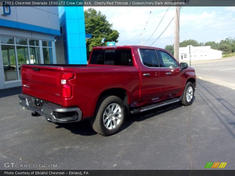 Cherry Red Tintcoat / Gideon/Very Dark Atmosphere 2021 Chevrolet Silverado 1500 LTZ Crew Cab 4x4