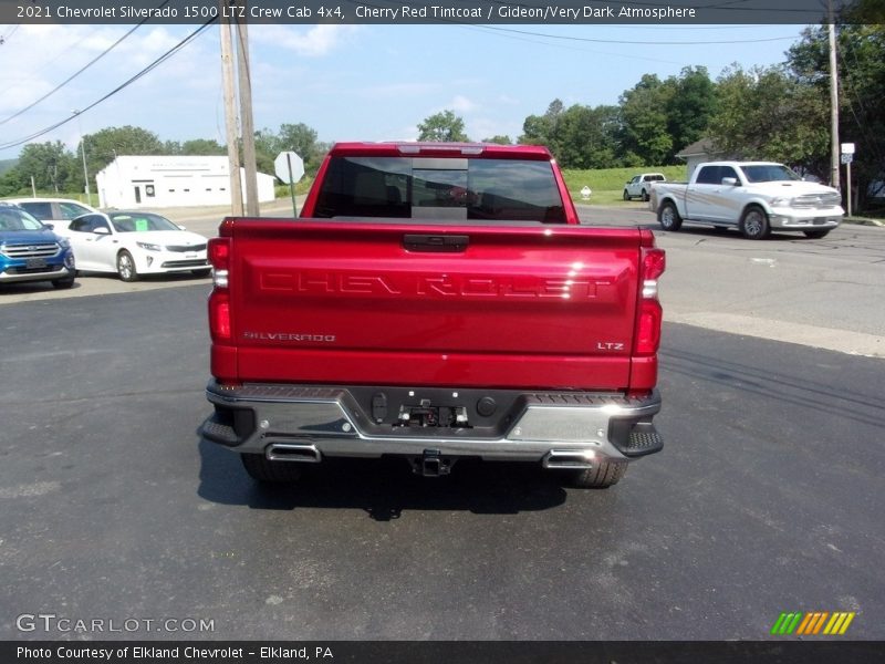 Cherry Red Tintcoat / Gideon/Very Dark Atmosphere 2021 Chevrolet Silverado 1500 LTZ Crew Cab 4x4