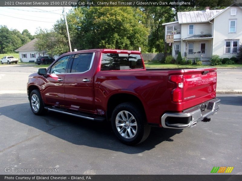 Cherry Red Tintcoat / Gideon/Very Dark Atmosphere 2021 Chevrolet Silverado 1500 LTZ Crew Cab 4x4