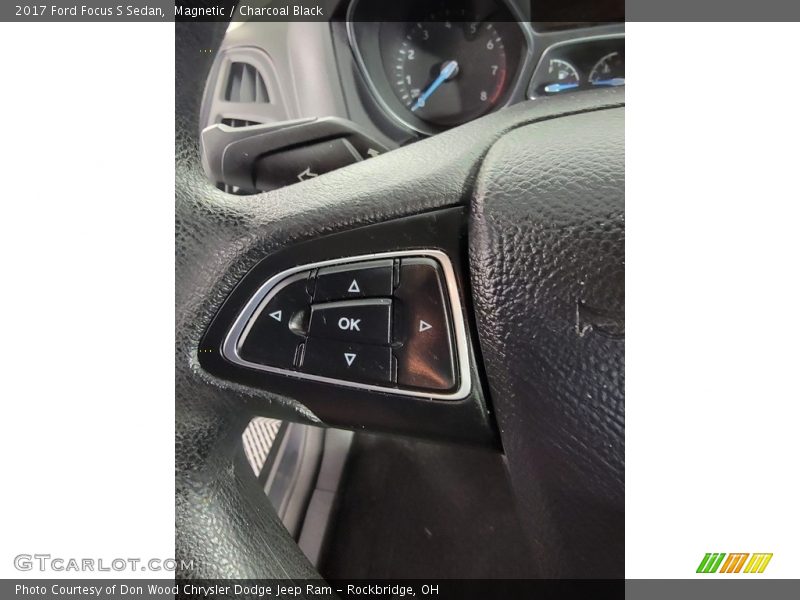 Magnetic / Charcoal Black 2017 Ford Focus S Sedan