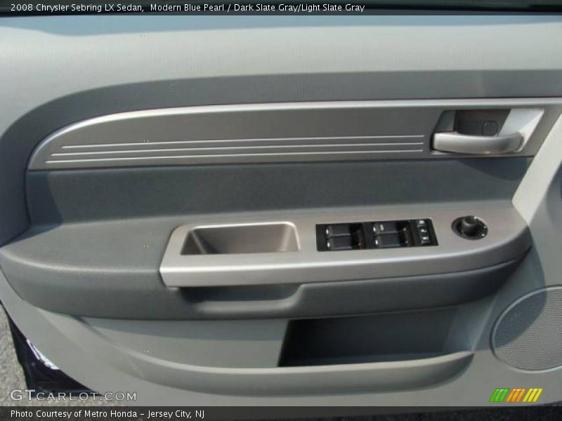 Modern Blue Pearl / Dark Slate Gray/Light Slate Gray 2008 Chrysler Sebring LX Sedan