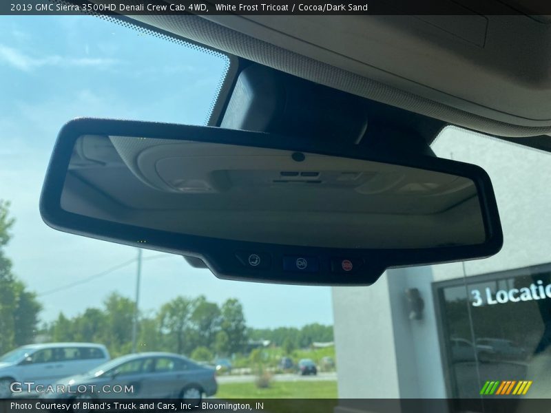 White Frost Tricoat / Cocoa/Dark Sand 2019 GMC Sierra 3500HD Denali Crew Cab 4WD