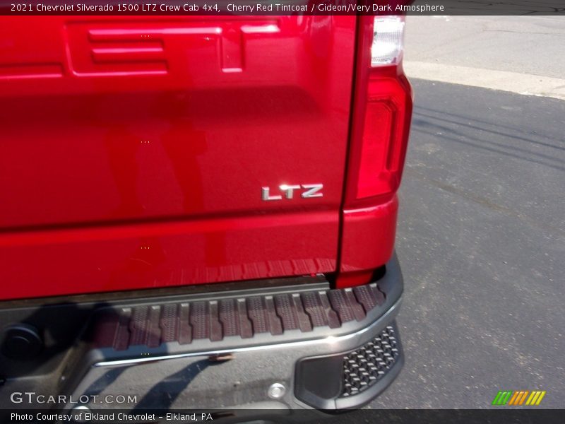 Cherry Red Tintcoat / Gideon/Very Dark Atmosphere 2021 Chevrolet Silverado 1500 LTZ Crew Cab 4x4