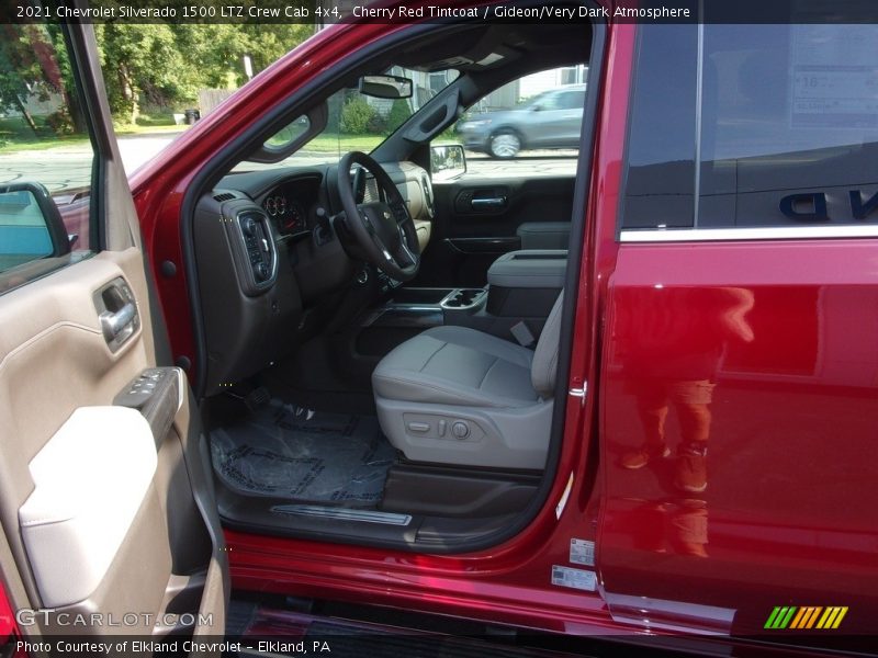 Cherry Red Tintcoat / Gideon/Very Dark Atmosphere 2021 Chevrolet Silverado 1500 LTZ Crew Cab 4x4