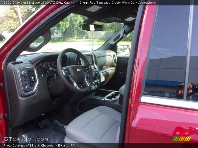 Cherry Red Tintcoat / Gideon/Very Dark Atmosphere 2021 Chevrolet Silverado 1500 LTZ Crew Cab 4x4