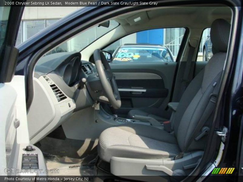 Modern Blue Pearl / Dark Slate Gray/Light Slate Gray 2008 Chrysler Sebring LX Sedan