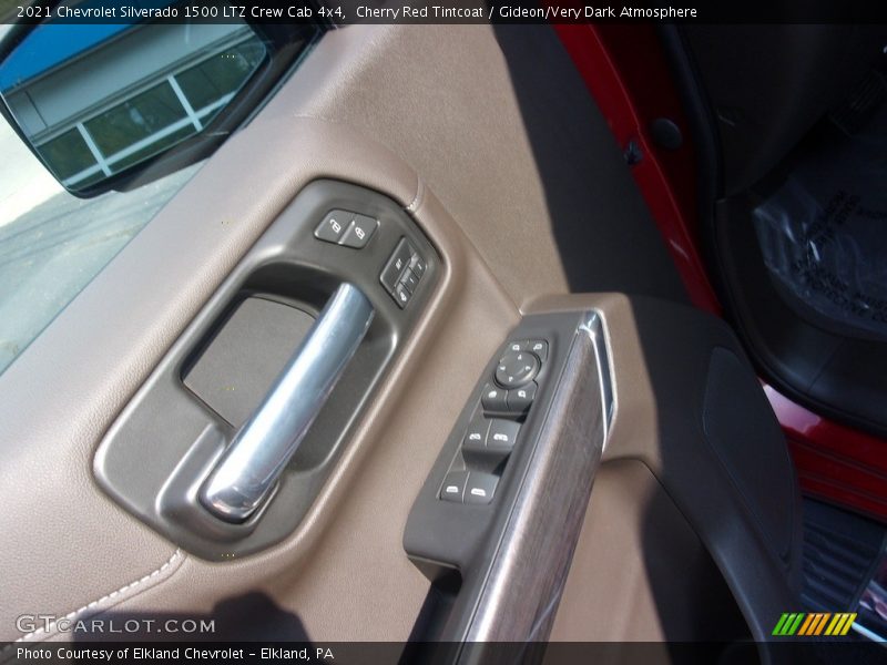 Cherry Red Tintcoat / Gideon/Very Dark Atmosphere 2021 Chevrolet Silverado 1500 LTZ Crew Cab 4x4