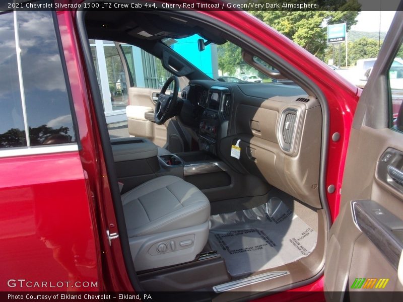 Cherry Red Tintcoat / Gideon/Very Dark Atmosphere 2021 Chevrolet Silverado 1500 LTZ Crew Cab 4x4