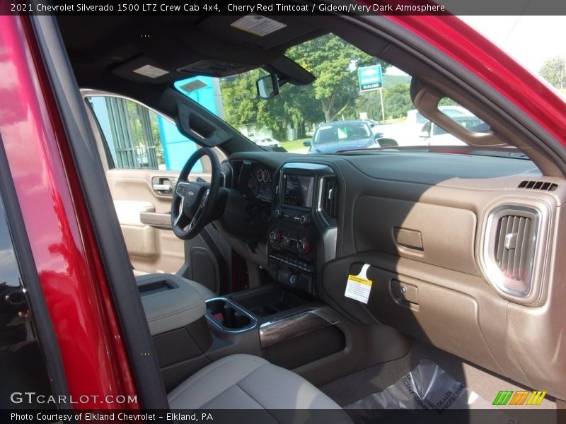 Cherry Red Tintcoat / Gideon/Very Dark Atmosphere 2021 Chevrolet Silverado 1500 LTZ Crew Cab 4x4