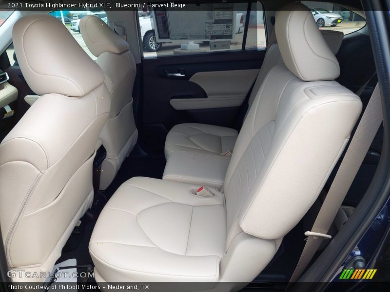 Blueprint / Harvest Beige 2021 Toyota Highlander Hybrid XLE