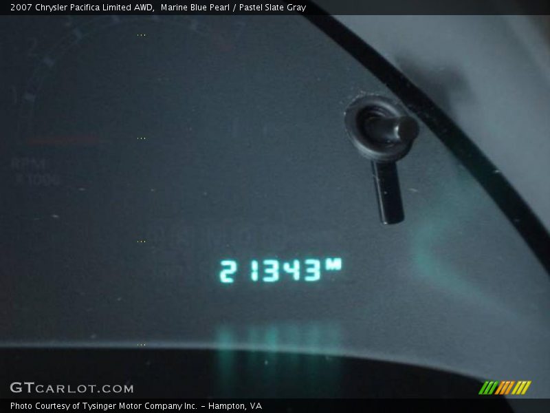 Marine Blue Pearl / Pastel Slate Gray 2007 Chrysler Pacifica Limited AWD