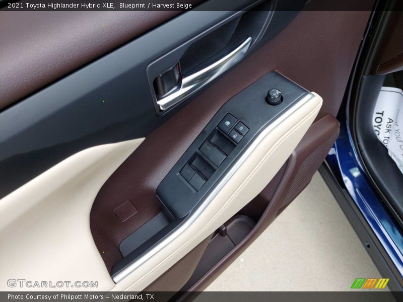 Blueprint / Harvest Beige 2021 Toyota Highlander Hybrid XLE