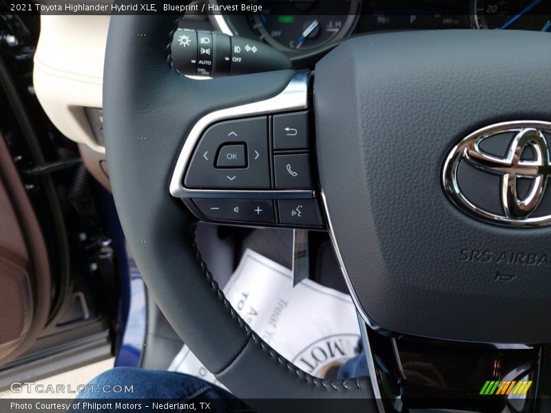 Blueprint / Harvest Beige 2021 Toyota Highlander Hybrid XLE