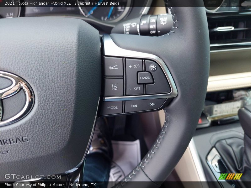 Blueprint / Harvest Beige 2021 Toyota Highlander Hybrid XLE