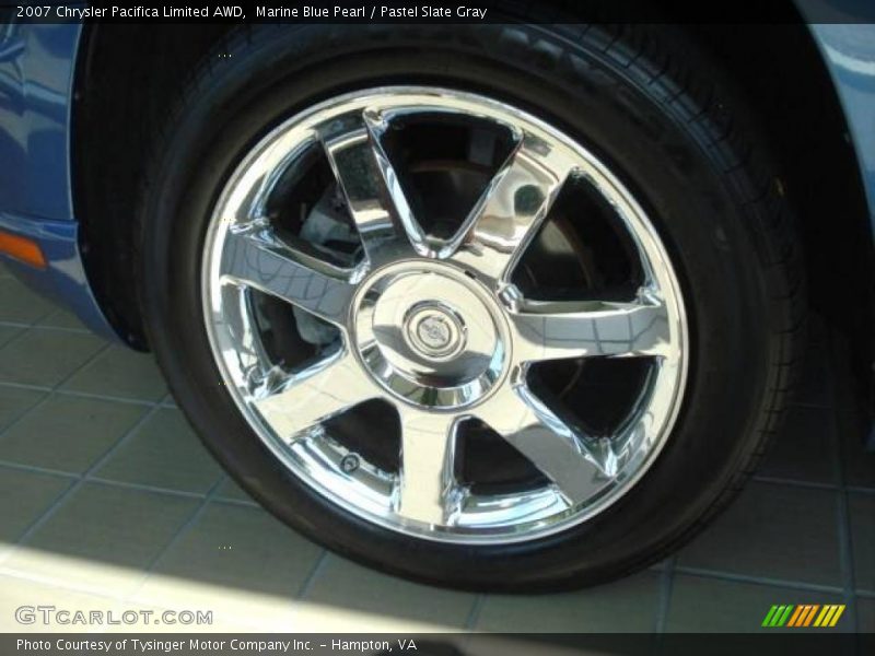 Marine Blue Pearl / Pastel Slate Gray 2007 Chrysler Pacifica Limited AWD