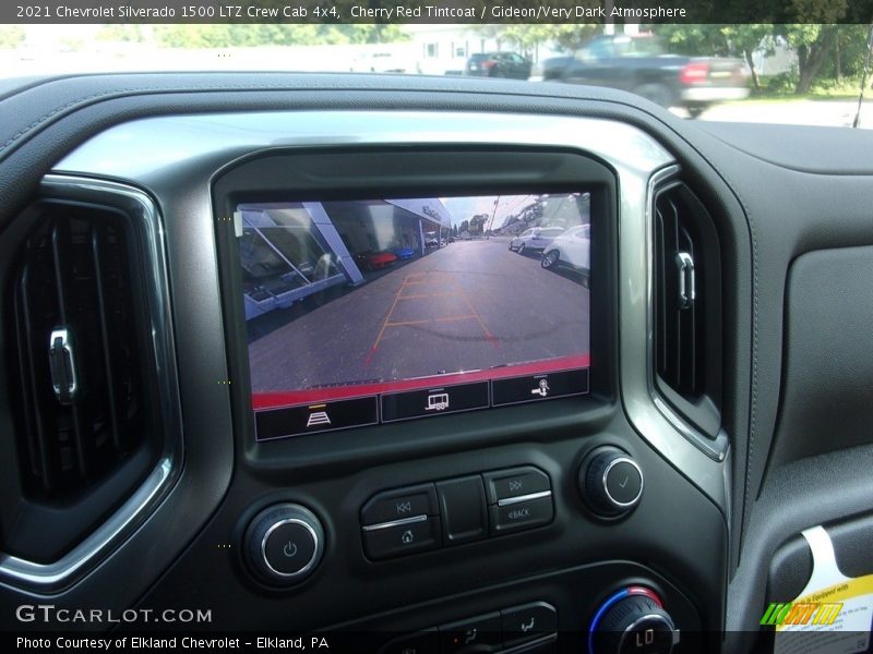 Cherry Red Tintcoat / Gideon/Very Dark Atmosphere 2021 Chevrolet Silverado 1500 LTZ Crew Cab 4x4