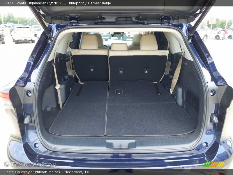 Blueprint / Harvest Beige 2021 Toyota Highlander Hybrid XLE