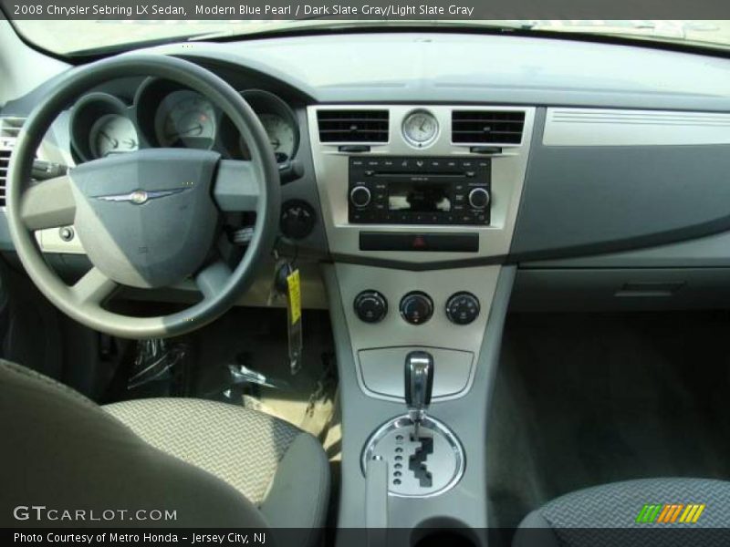 Modern Blue Pearl / Dark Slate Gray/Light Slate Gray 2008 Chrysler Sebring LX Sedan