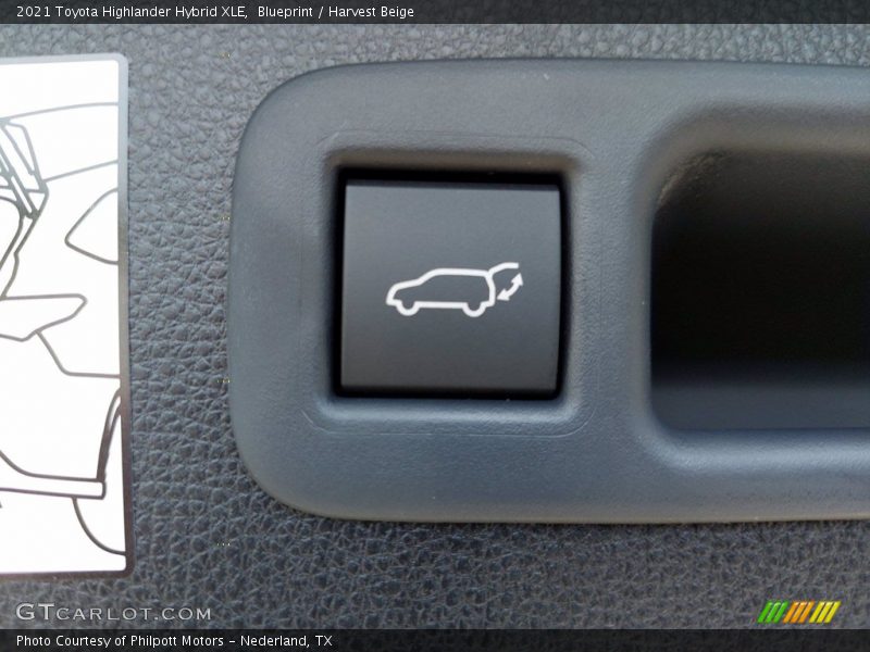 Blueprint / Harvest Beige 2021 Toyota Highlander Hybrid XLE