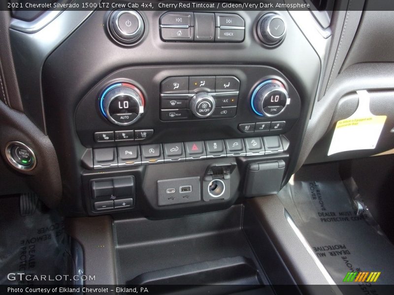 Cherry Red Tintcoat / Gideon/Very Dark Atmosphere 2021 Chevrolet Silverado 1500 LTZ Crew Cab 4x4