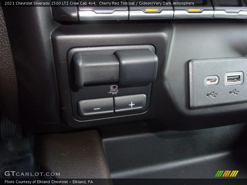 Cherry Red Tintcoat / Gideon/Very Dark Atmosphere 2021 Chevrolet Silverado 1500 LTZ Crew Cab 4x4