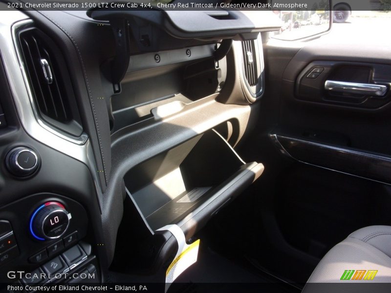 Cherry Red Tintcoat / Gideon/Very Dark Atmosphere 2021 Chevrolet Silverado 1500 LTZ Crew Cab 4x4