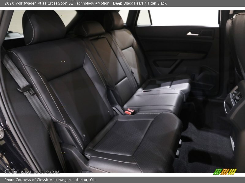 Rear Seat of 2020 Atlas Cross Sport SE Technology 4Motion