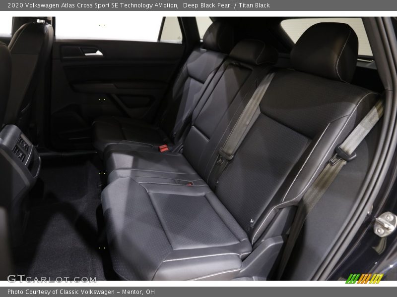 Rear Seat of 2020 Atlas Cross Sport SE Technology 4Motion