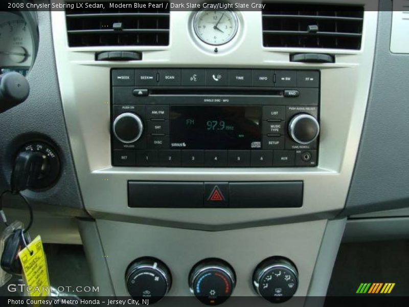 Modern Blue Pearl / Dark Slate Gray/Light Slate Gray 2008 Chrysler Sebring LX Sedan