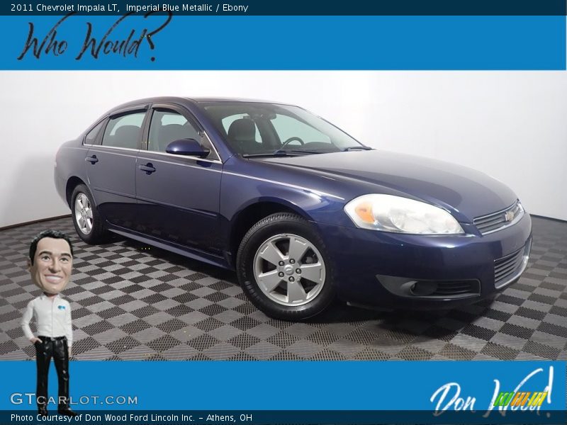 Imperial Blue Metallic / Ebony 2011 Chevrolet Impala LT