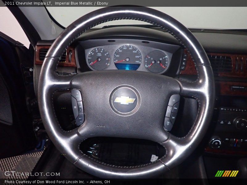 Imperial Blue Metallic / Ebony 2011 Chevrolet Impala LT