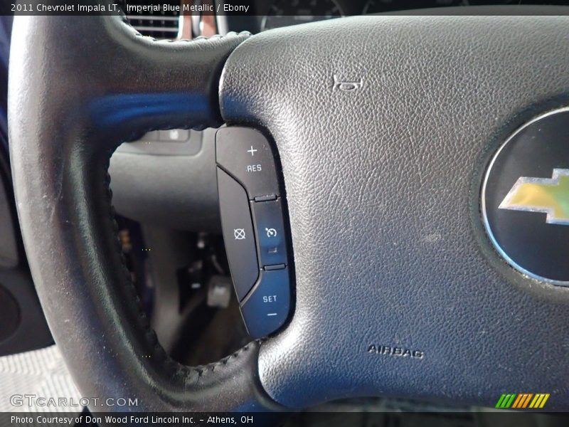 Imperial Blue Metallic / Ebony 2011 Chevrolet Impala LT