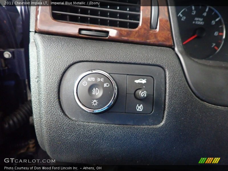 Imperial Blue Metallic / Ebony 2011 Chevrolet Impala LT