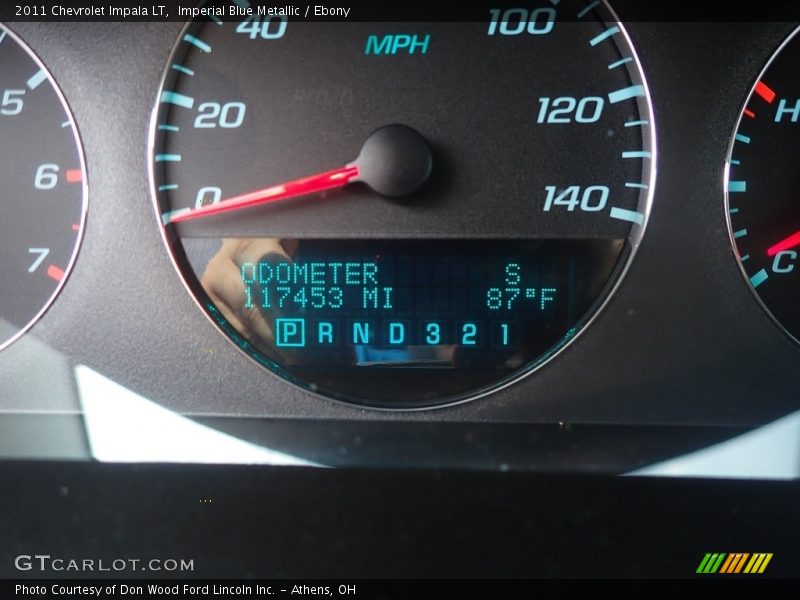 Imperial Blue Metallic / Ebony 2011 Chevrolet Impala LT