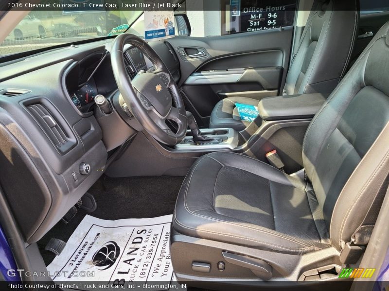 Laser Blue / Jet Black 2016 Chevrolet Colorado LT Crew Cab